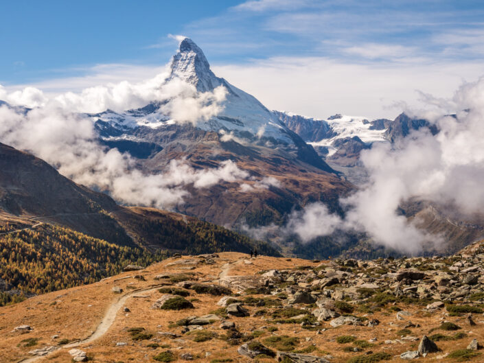 Matterhorn in the Clouds, Switzerland